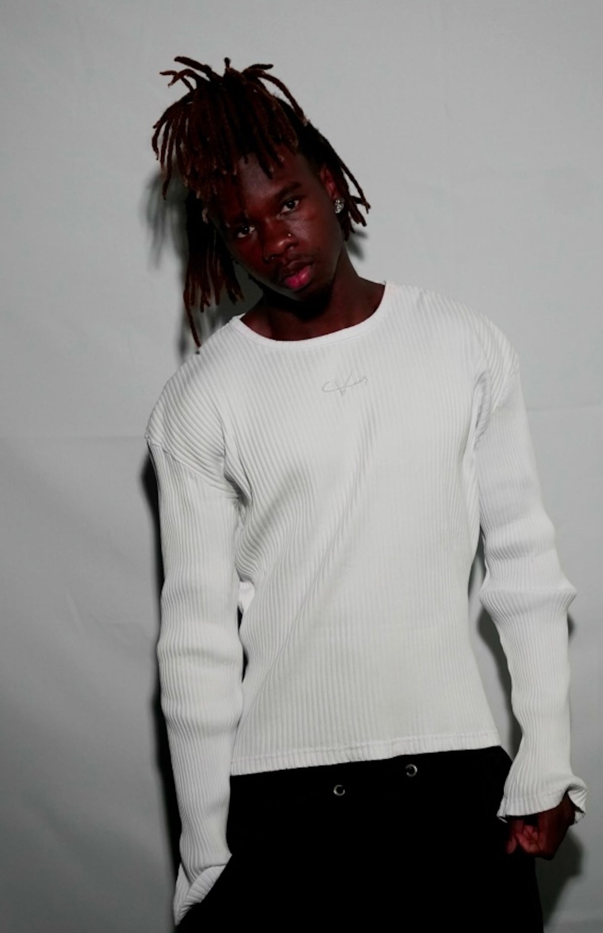 Azure White Long-Sleeve