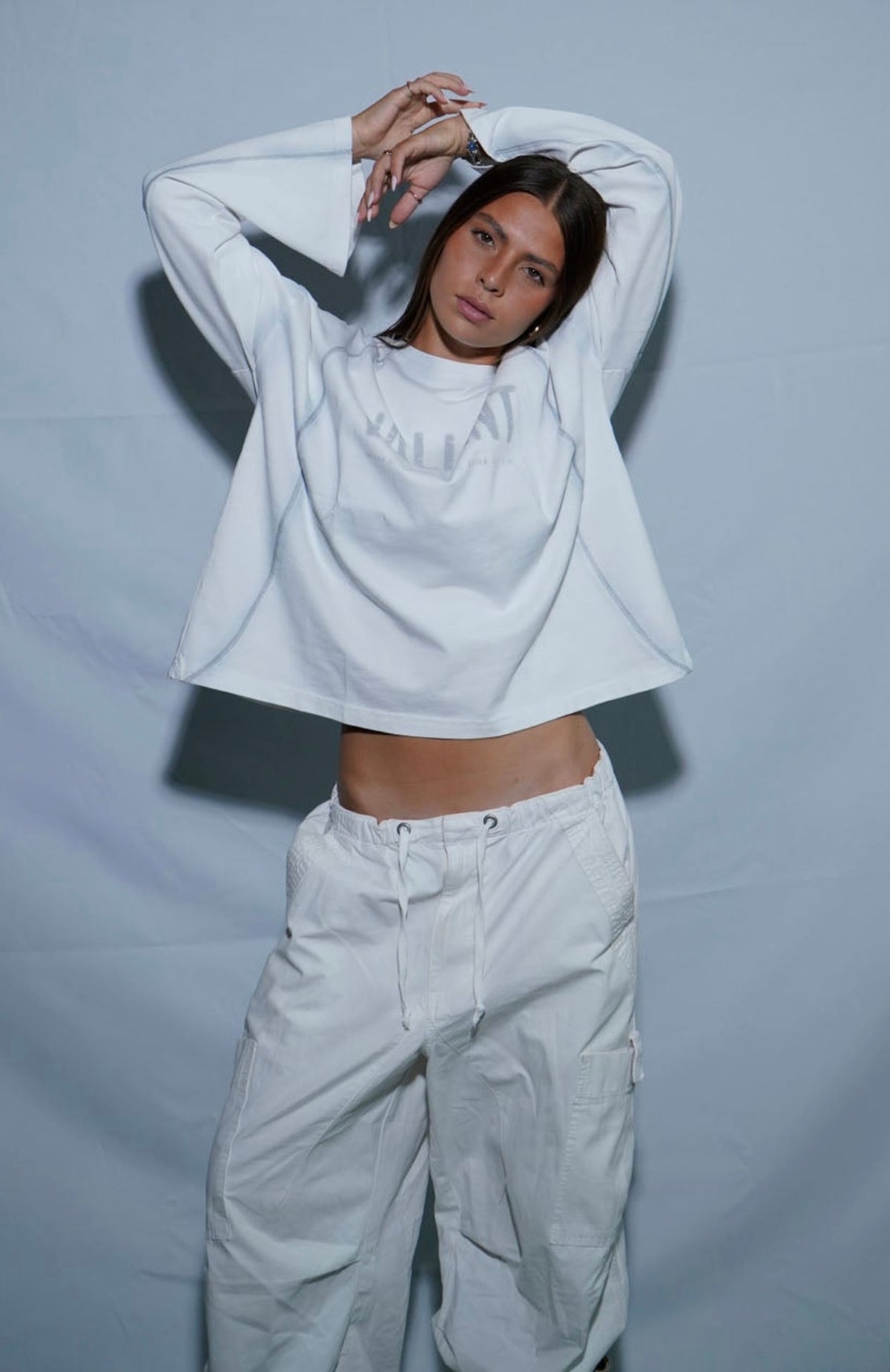 Spume White Long-Sleeve