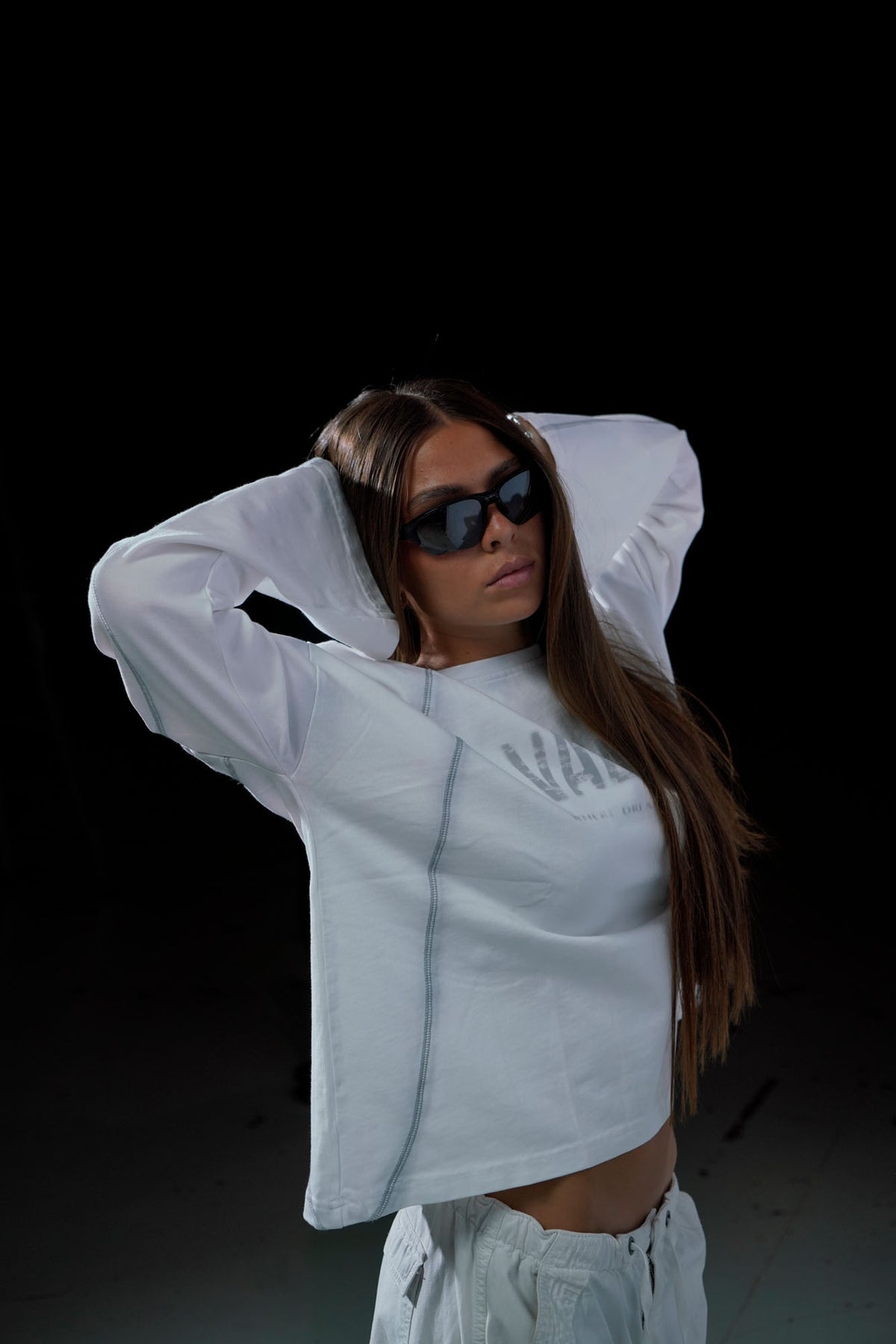 Spume White Long-Sleeve