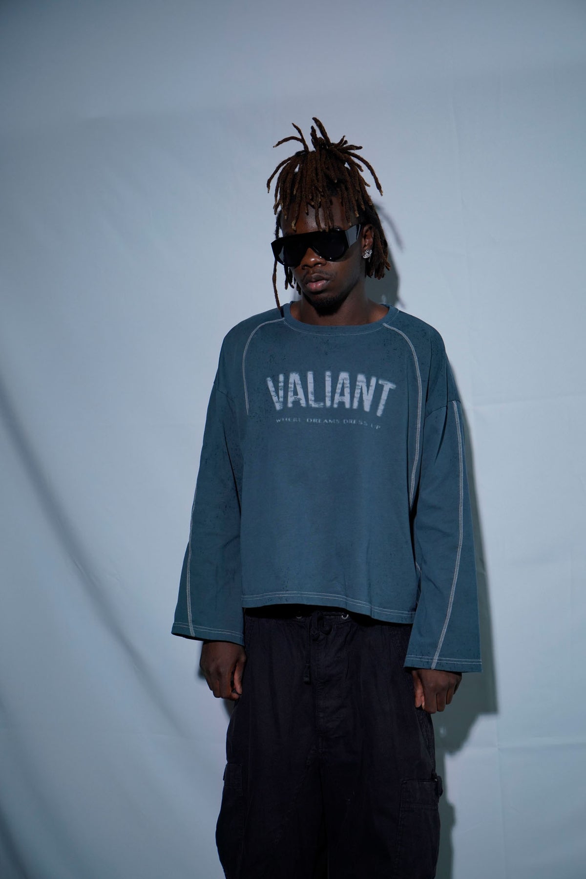 Spume Navy Long-Sleeve