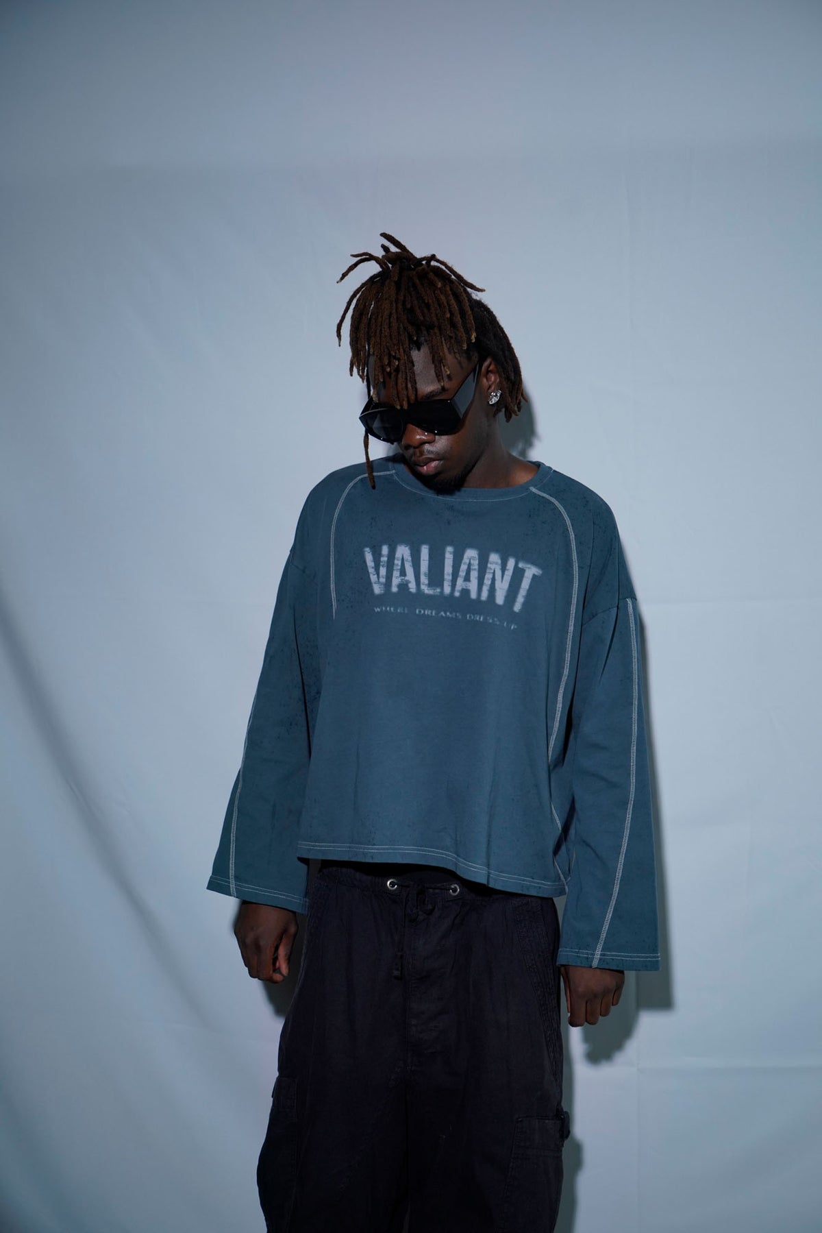 Spume Navy Long-Sleeve