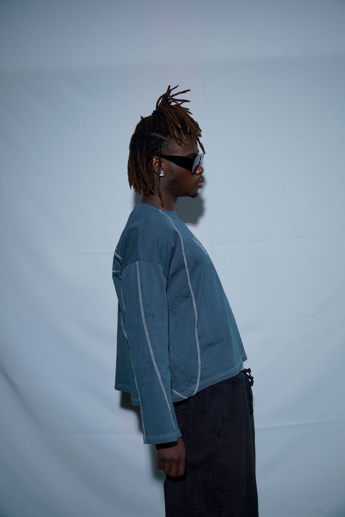 Spume Navy Long-Sleeve